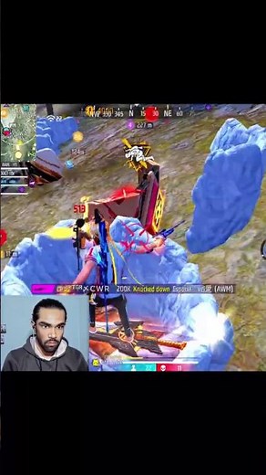 CWR Using AWM Being Out Of Control💀😱 #freefire #ff #ffshorts #ffviral #tondaegamer