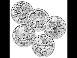 America the Beautiful National Parks Quarters 2010-2021 - Business Strikes - Cornerstone Album