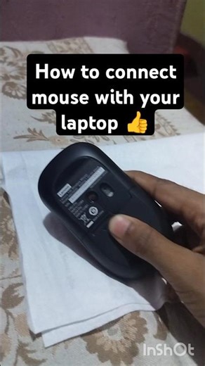 learn with me to connect a wireless mouse with your laptop.
