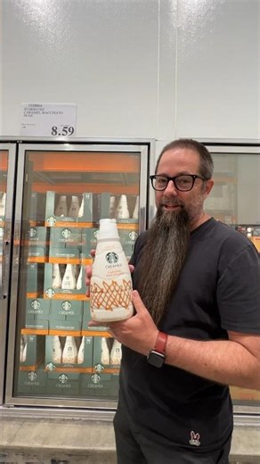 HOW TO MAKE A STARBUCKS CARAMEL MACCHIATO AT HOME #costco #costcodeals #starbucks #coffee #shorts