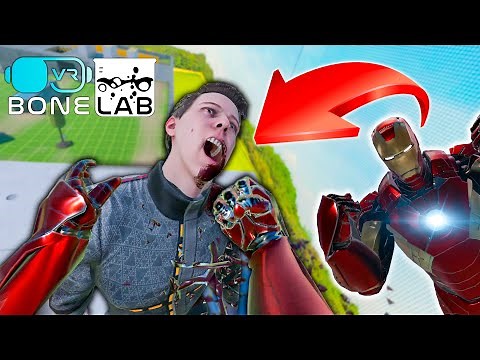 PLAYING AS IRON MAN in BoneLab VR! (Crucible)