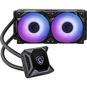 MSI MPG CoreLiquid K240 - AIO CPU Liquid Cooler - 2.4" LCD Screen - 240mm Radiator - Dual 120mm ARGB PWM Fans