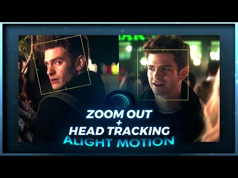 Smooth zoom out + head tracking | Alight motion tutorial