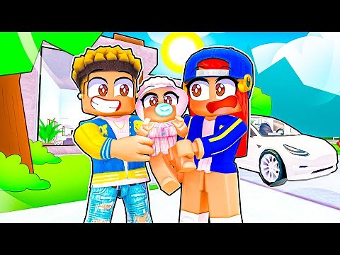 I ADOPTED A Kid With My BOYFRIEND In BERRY AVENUE RP! (Roblox Roleplay)