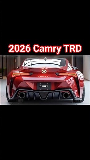 2026 Toyota Camry TRD – Performance & Technology