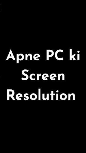 How to Change Display Resolution on Windows 11 #shorts #computertips