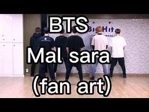 BTS dancing to sinhala song/මල් සරා sri lankan army