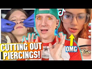 Piercer MESSED UP Her Septum Piercing BAD! | New TikTok Piercing Fails 17 | Roly