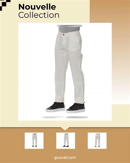 Chic Men Trousers – Mid Rise Stretchable