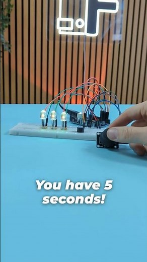 You Have 5 Seconds to Disarm This… One Mistake Resets Everything #diyprojects #microelectronics