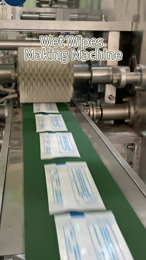 Wet wipes making machine runs high speed. Wet wipes machine wholesale with low wet wipes manufacturing machine cost suits for restaurants, airlines… #wetwipes #makingmachine #wetwipesmachine #wetwipemanufacturing
