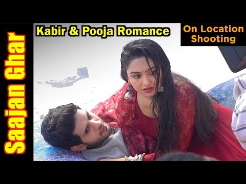 Saajan Ghar | Kabir & Pooja Romantic Scenes | BTS | Shooting | Dangal TV | Ujwal S | Sanchita P | SJ