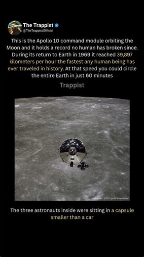 No Human Has Traveled Faster Than This And That Was 55 Years Ago