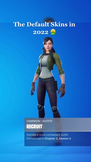 Exploring Default Skins Evolution in Fortnite