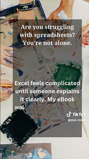 Excel Doesn’t Have to Be Hard #spreadsheetmagic #drdonrider #exceltips