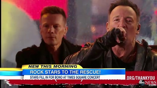 Bruce Springsteen, Chris Martin Replace Bono at World AIDS Day Concert