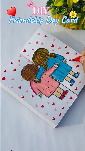 DIY Friendship Day Card For Bestie | Friendship Day ❤️ Craft Idea | Friendship Day #friendshipday