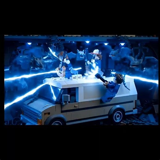 LEGO Stranger Things: Robin & Dustin Rock the Upside Down! 🎸🦇🔥 #Shorts #shortsfeed #strangerthings