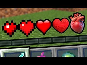 Minecraft but Hearts are Custom