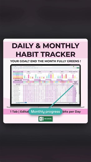 06 Daily Monthly Habit Tracker