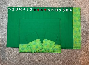 Queens, Playing Card Mat Set, Open/closed Book, One Eyed Jacks, Samba - Etsy