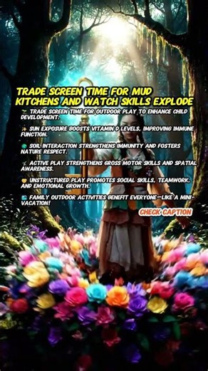 Trade screen time for mud kitchens and watch skills explode