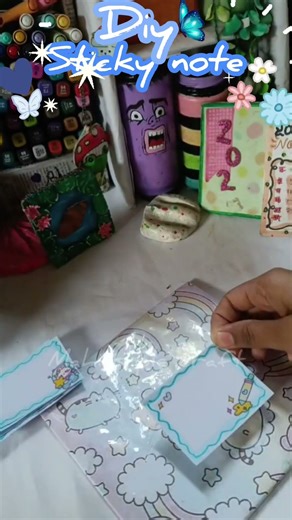 Diy sticky note!! #diy #artandcraft