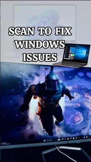How to scan and fix detected windows issue 💻👨‍💻. #pctips #tech #computertechnic #pc #windowspc
