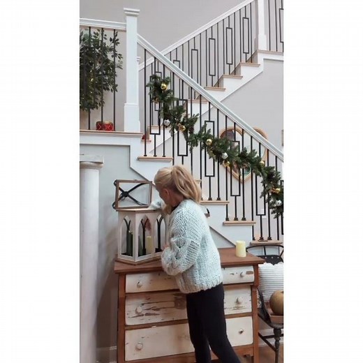 Rustic Cathedral Window Wood Lanterns, Set of 2