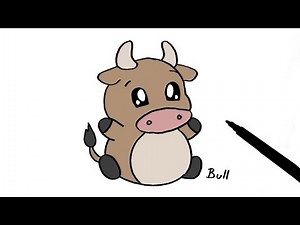 How to Draw a Bull I Easy Drawing Step by Step