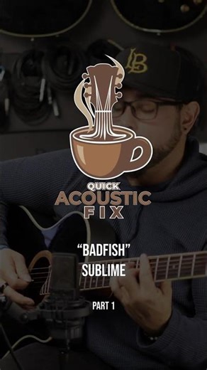 Pt 1 | Badfish Sublime Cover | Quick Acoustic Fix