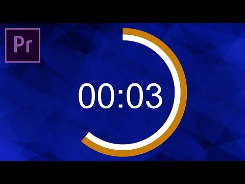 Como fazer CONTADOR REGRESSIVO no Premiere
