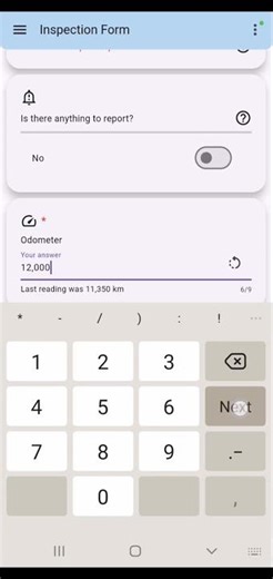 My Forms App - Car inspection form