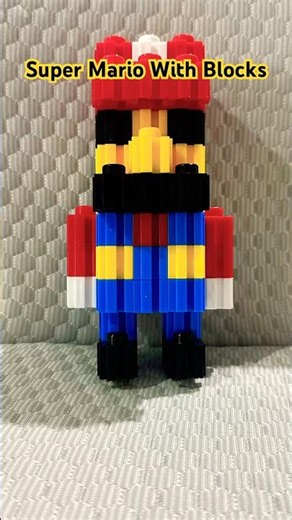 Super Mario with blocks #supermario #supermariobros #buildingblocks #youtubekids #kidsactivities#fun