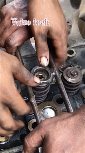 Valve lock fitting by expert mechanic skills #valve #marvilous #mechanic #shorts #foryou #trending