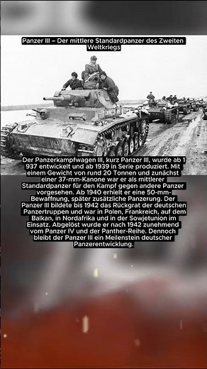 Panzer III – Der mittlere Standardpanzer des Zweiten Weltkriegs