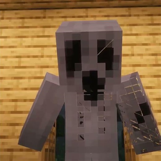 A ghost tried to scare me Minecraft Animation #shorts #minecraft #animation #edit