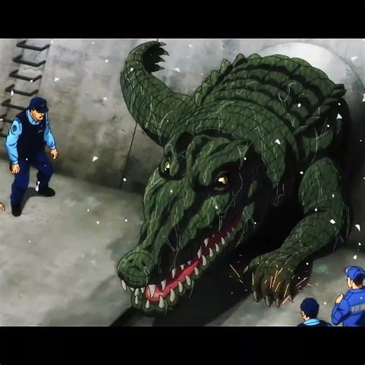 Pickle vs Giant Crocodile 🐊💀 Even a Giant Crocodile Wasn’t Safe 💀 😳🔥#baki#capcutedits#yujirohanma