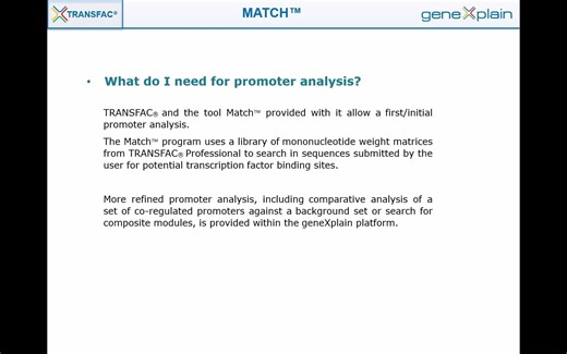 关于转录因子结合位点预测工具 -- MATCH tool 的常见问题 (2)