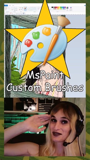 Jana K. Petrs on Instagram: "How to Create Custom Brushes in MsPaint! MsPaint's default brushes are versatile, but the Custom Brush & Color Replacement techniques offer far more flexibility for creating your works - you can make a brush out of truly ANYTHING! In this tutorial, you'll learn how to create your own custom brushes, replace colors easily, and resize brushes to fit your needs! Having a firm grasp on the Transparent Selection tool will help you greatly when making custom brushes, so I 