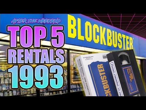 Blockbuster Video: Top 5 Video Rentals of 1993 | Countdown from 5 to 1