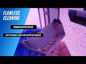 Common Gutter Repair - How To Change a End Cap