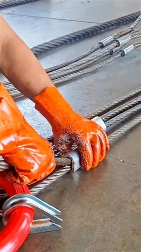 Proper Way to Secure Steel Wire Rope Using Clamps for a Strong and Reliable Connection #shorts