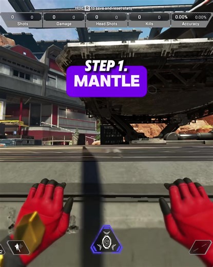 Mantle jump tutorial #apexlegends #mantlejump