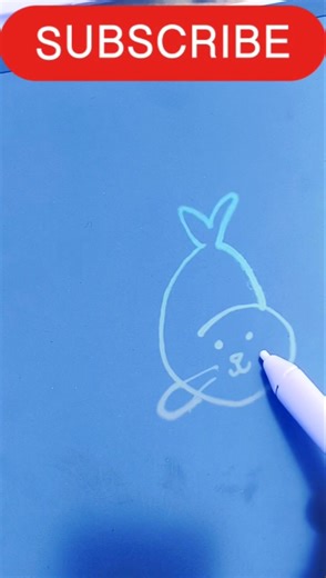 Easy Seal Drawing 🦭 #art #drawing #easydrawing