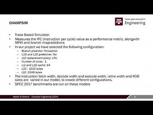 Gem5 and Champ Sim Simulator and predicting the architecture using Multiple Linear Regression (MLR)