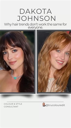 Hair colour trends don’t fail because the shade is “wrong.” They fail when undertone and contrast aren’t aligned. That’s why copying someone else’s colour can look heavy, washed out, or distracting — even when it’s “meant to work.” Colour clarity comes from understanding how your features respond, not chasing trends or guessing. I break this down on my page so you can stop experimenting and start choosing with clarity. #colouranalysis #haircolour #undertone #personalstyle #styleclarity | Tru Col