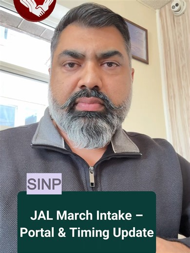 JAL March Intake – Portal & Timing Update 𝓑𝓐𝓐𝓩 𝓘𝓜𝓜𝓘𝓖𝓡𝓐𝓣𝓘𝓞𝓝 Rᴀᴊ Cʜᴇᴇᴍᴀ Sᴋ ʟɪᴄ # 000960 For more information contact us on given details 📞𝐂𝐚𝐥𝐥 𝐧𝐨𝐰 𝟏-𝟔𝟑𝟗-𝟗𝟗𝟖-𝟎𝟔𝟔𝟔 🌐 𝐰𝐰𝐰.𝐛𝐚𝐚𝐳𝐢𝐦𝐦𝐢𝐠𝐫𝐚𝐭𝐢𝐨𝐧.𝐜𝐚 📷𝐋𝐨𝐜𝐚𝐭𝐢𝐨𝐧: 806 3rd Ave N, Saskatoon, SK , 𝐂𝐚𝐧𝐚𝐝𝐚 #SINP #PR #SASKATOON #IMMIGRATION #saskatchewan #baazimmigration #rcicrajcheema #canadaimmigration #internationalstudent #canadapr #pnpdraws#canada #studyvisa #workpermit #visitorvisa #LMIA #SOWP 