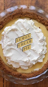 This super simple lemon pie is positively delicious and such a treat to eat! It’s basically how I make a key lime pie but just switched out lemon juice for lime. It has a buttery, crumbly graham cracker crust and a tart, citrusy creamy filling. Topped with a tall pillow of whipped cream and you have a wonderful refreshing summertime dessert! . . . Creamy Lemon Pie . . Crust: 16 graham crackers 1 tbls sugar 1/8 tsp kosher salt 1/2 cup butter, melted Lemon filling: 2 (14-ounce) cans of sweetened c