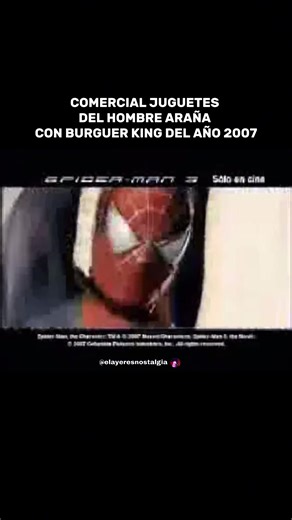 Comercial Retro de Juguetes del Hombre Araña 2007